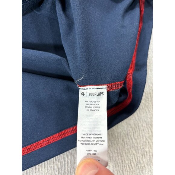 Fourlaps Tech Performance Long Sleeve Top‎ (Men's Large) Blue - Picture 12 of 13